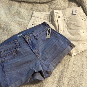 2 pairs of Old Navy Jean Shorts